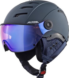 Alpina, Spezialrabatt - Grösse 52-54 - Alpina Jump 2.0 QVMM Skihelm - nightblue-denim mat, 