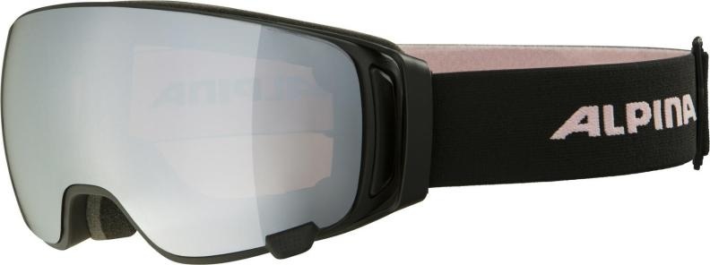 Alpina, Alpina Skibrille Double Jack Mag Q-Lite - Black Rose Mirror Black, 