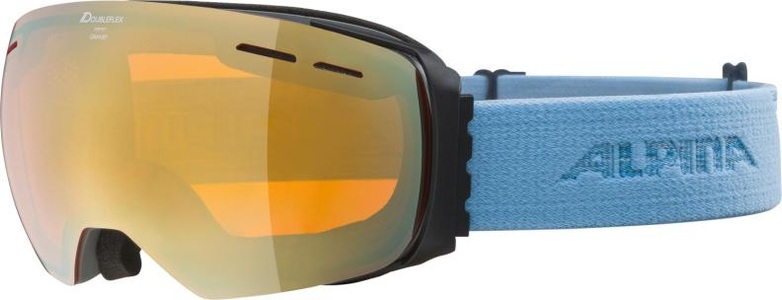 Alpina, Alpina Skibrille GRANBY HM - Grey-Skyblue Gold Sph., 