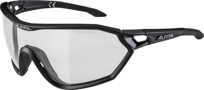 Alpina, Alpina S-WAY L VL+ Sportbrille - black matt black, 