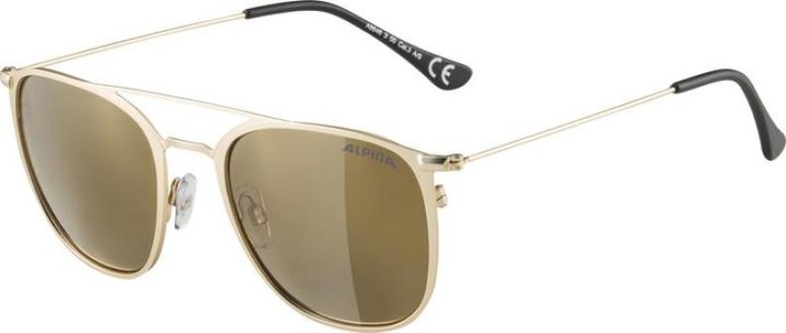 Alpina, Alpina Zuku Brille gold matt/gold mirror 2020 Sonnenbrillen, 