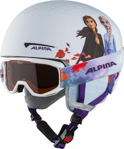 Alpina, Alpina Zupo Disney Wintersport Helm eisblau, Alpina Zupo Disney Set Skihelm - Frozen II (Grösse: 51-55)