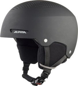 Alpina, Alpina Kinder Zupo Skihelm (Schwarz), Alpina Zupo Skihelm - Black Matt (Grösse: 54-58)