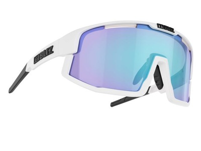 Bliz, Bliz Sportbrille Vision - Matt White w Matt White Jawbone Smoke w Blue Multi, Bliz Vision Sportbrille