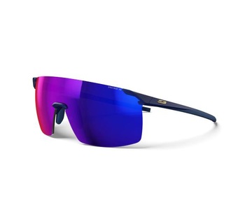 Julbo, Julbo Sportbrille Faster M - dunkelblau / gold, zinnoberrot