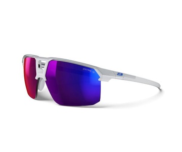 Julbo, Julbo Sportbrille Liry - hellgrau / grau glänzend, zinnoberrot