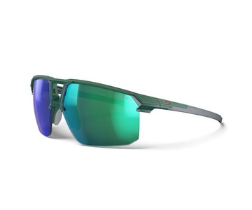Julbo, Julbo Sportbrille Liry - grün / grün glänzend, rauchgrau
