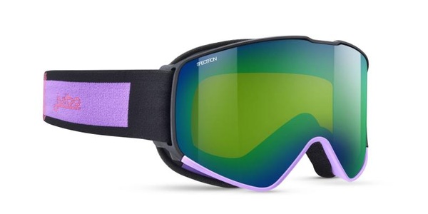 Julbo, Julbo Skibrille Alpha - schwarz-violett, orange, flash grün