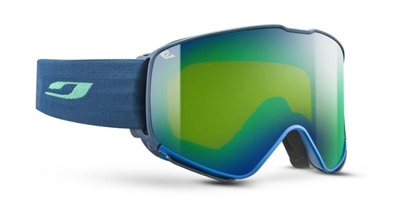 Julbo, Julbo Skibrille Quickshift OTG - Blau, Flash Grün, Julbo Quickshift OTG Spectron 3 Skibrille