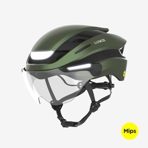 Lumos, Lumos Ultra E-Bike Velohelm grün, Lumos Ultra E-Bike MIPS Fahrradhelm Grün