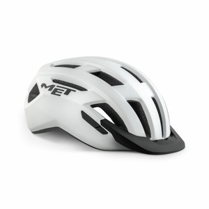 Met, Met Velohelm Allroad - White, Matt (Grösse : M/L (58-61 cm)), Met Velohelm Allroad - White, Matt (Grösse : M/L (58-61 cm))