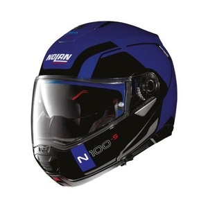 undefined, Nolan - NOLAN - Motorradhelm N100-5 Consistency N-Com - Dunkelblau und Schwarz, 