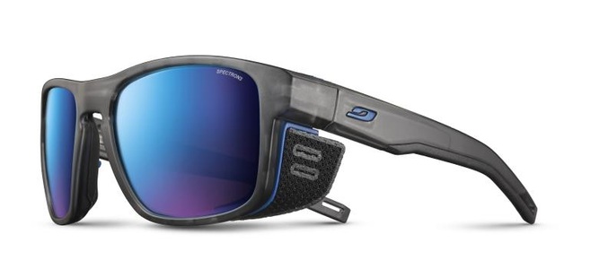 Julbo, Julbo Sonnenbrillen SHIELD M J5441120, Julbo Shield M Spectron 3 - Sonnenbrille Grey Translu / Blue One Size
