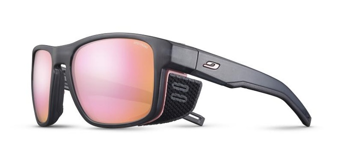 Julbo, Julbo Sonnenbrillen SHIELD M J5441121, Julbo Shield M Spectron 3 - Sonnenbrille Gris Translu / Rose One Size