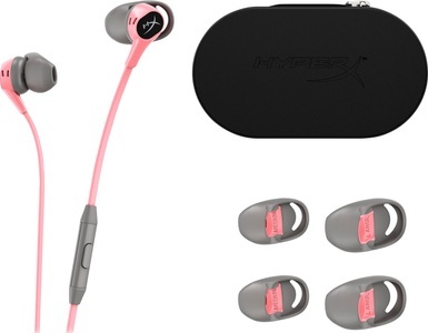 HyperX Cloud Earbuds (Rosa-Grau)