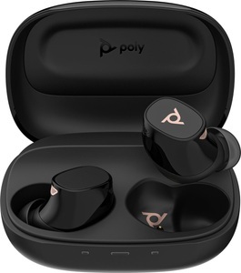 Poly Voyager Free 20 Black Earbuds + Basic Ladeetui