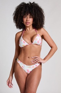 Hunkemöller, Hunkemöller Bikini Slip mit hohem Beinausschnitt Madeira Rose