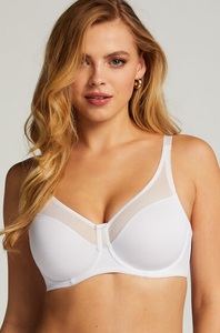 Hunkemöller, Hunkemöller Unwattierter Minimizer-Bügel-BH Nina Weiß, 