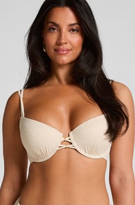 Hunkemöller, Hunkemöller Crochet Bikini Top Weiß
