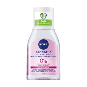 Nivea, NIVEA NIVEA MicellAir Mizellenwasser Sensible Haut gesichtsreinigung 100.0 ml, Nivea MicellAIR® SKIN BREATHE Mizellenwasser Mini 100ml