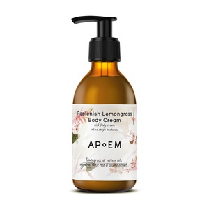 Apoem, APOEM Replenish Lemongrass Body Cream, 