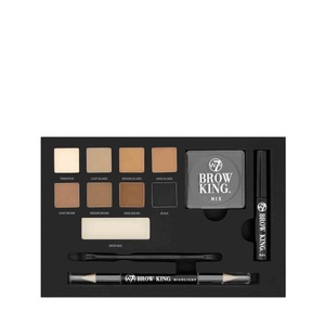 W7 Cosmetics, W7 Cosmetics - Augenbrauen-Palette - Brow King Ultimate Eye & Brow Palette (EB046BK), W7 Brow King Ultimate Eye&Brow Palette 1ST