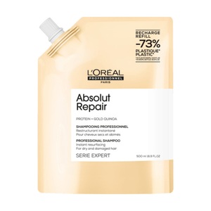 L'Oréal Professionnel, Absolut Repair - Shampoo Refill, L'Oréal Professionnel Serie Expert Absolut Repair Professional Shampoo 500 ml