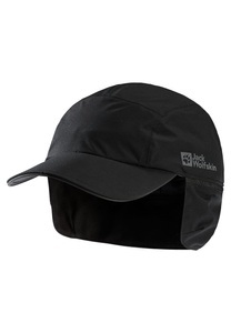 Jack Wolfskin, Jack Wolfskin Wasserdichte Schirmmütze Winter Cap M schwarz black, 
