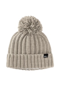 Jack Wolfskin, Jack Wolfskin Strickmütze Damen Highloft Knit Beanie Women M dusty grey dusty grey, Jack Wolfskin Mütze highloft knit beanie