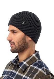 Jack Wolfskin, Jack Wolfskin Beanie »COSY BEANIE«, Jack Wolfskin Strickmütze Cosy Beanie One Size black black