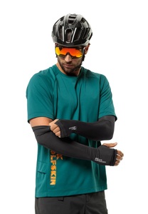 Jack Wolfskin, Jack Wolfskin Fahrrad-Armlinge Gravex ARM Sleeves L schwarz black, Jack Wolfskin Fahrrad-Armlinge Gravex ARM Sleeves L black black