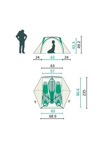 Jack Wolfskin, Jack Wolfskin Ultraleichtes Kuppelzelt 3 Personen Stratos Lite III-Personen one size silver cloud silver cloud, Jack Wolfskin Ultraleichtes Kuppelzelt 3 Personen Stratos Lite III-Personen one size silver cloud silver cloud