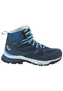 Jack Wolfskin Wasserdichte Frauen Wanderschuhe Force Striker Texapore Mid Women 40 blau dark blue / light blue