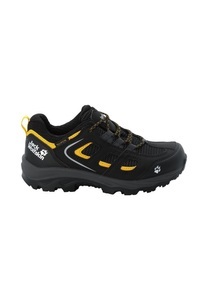 Jack Wolfskin, Jack Wolfskin Wasserdichte Kinder Wanderschuhe Vojo Texapore Low Kids 28 schwarz black / burly yellow, Jack Wolfskin Wasserdichte Wanderschuhe Kinder Vojo Texapore Low Kids 28 black / burly yellow Black / Burly Yellow