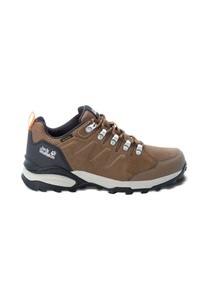 Jack Wolfskin, Jack Wolfskin Wasserdichte Frauen Wanderschuhe aus Leder Refugio Texapore Low Women 39 braun brown / apricot, Jack Wolfskin Wasserdichte Wanderschuhe Damen Refugio Texapore Low Women 39 brown / apricot brown / apricot