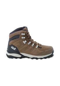 Jack Wolfskin, Jack Wolfskin Wasserdichte Frauen Wanderschuhe aus Leder Refugio Texapore Mid Women 42.5 braun brown / apricot, Jack Wolfskin Wasserdichte Wanderschuhe Damen Refugio Texapore Mid Women 42.5 brown / apricot brown / apricot
