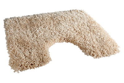 Spirella, Spirella - Highland Badematte 55 x 55 cm, Spirella Badezimmerteppich Highland Sand | 55 × 55 cm