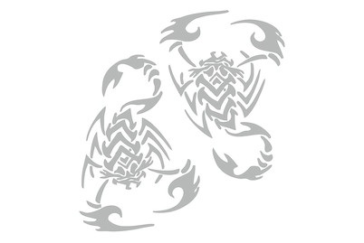 Weitere, Aufkleber Cartatto Skorpion, 