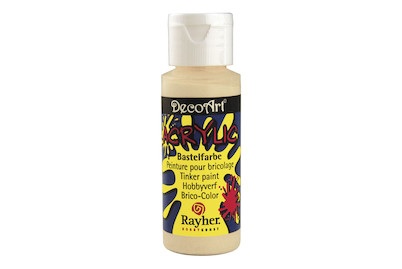 Rayher, Acrylic-Bastelfarbeelfenbein, 59 ml, Acrylic-Bastelfarbe elfenbein 59ml