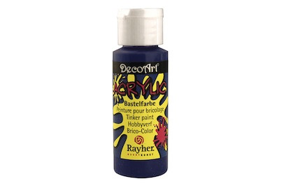 Rayher, Acrylic-Bastelfarbemarine, 59 ml, Acrylic-Bastelfarbe marine 59ml