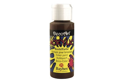 Rayher, Acrylic-Bastelfarbemokka, 59 ml, Acrylic-Bastelfarbe mokka 59ml