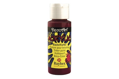 Rayher, Acrylic-Bastelfarbeburgund, 59 ml, Acrylic-Bastelfarbe burgund 59ml