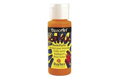Rayher, Acrylic-Bastelfarbemandarine, 59 ml, Acrylic-Bastelfarbe mandarine 59ml