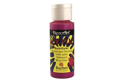 Rayher, Acrylic-Bastelfarbehot-pink, 59 ml, Acrylic-Bastelfarbe hot-pink 59 ml