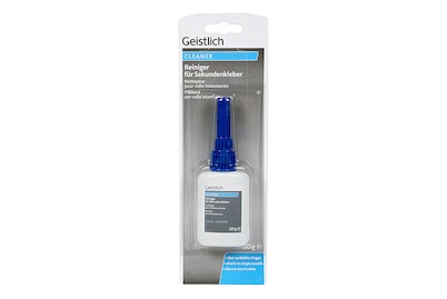 GEISTLICH, Reiniger für Sekundenkleber Flasche 20 g, Geistlich Sekundenkleber Reiniger | 20 g