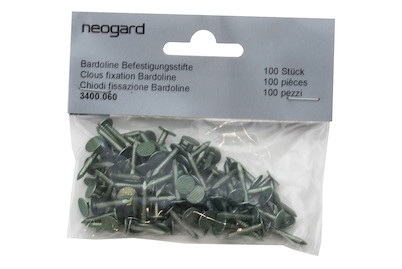 undefined, Befestigunsstifte Bardoline, Neogard Nägel Bardoline/Dachpappe | 2.2 × 0.5 cm | 100 Stück