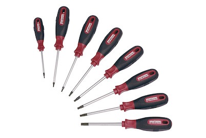 Kraftwerk, Kraftwerk - Schraubendrehersatz, 8-tlg. Tx Ergokraft, Kraftwerk Ergokraft Schraubendrehersatz Torx | T8-T40 | 8-teilig