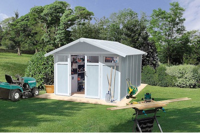 GROSFILLEX, Grosfillex Gartenhaus 11 m2 Utility, 