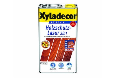 Xyladecor, Holzschutzlasur Walnuss 2.5L, Xyladecor Holzschutzlasur Walnuss, 2.5 L