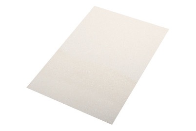 Rayher, Crepla Platte,Glitter,2mm weiß 30x45cm, Rayher Moosgummi-Platte Glitter | 30 × 45 × 0.2 cm